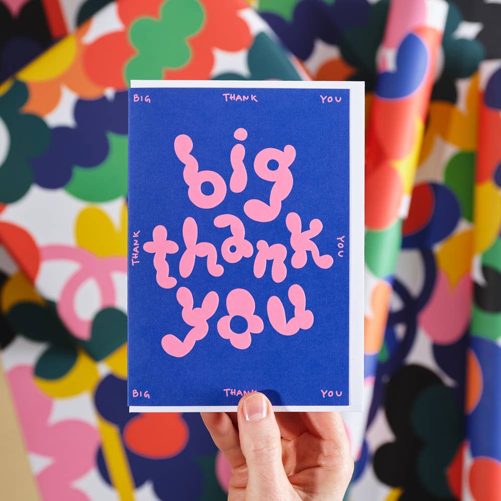 Big Thank You Embossed Card