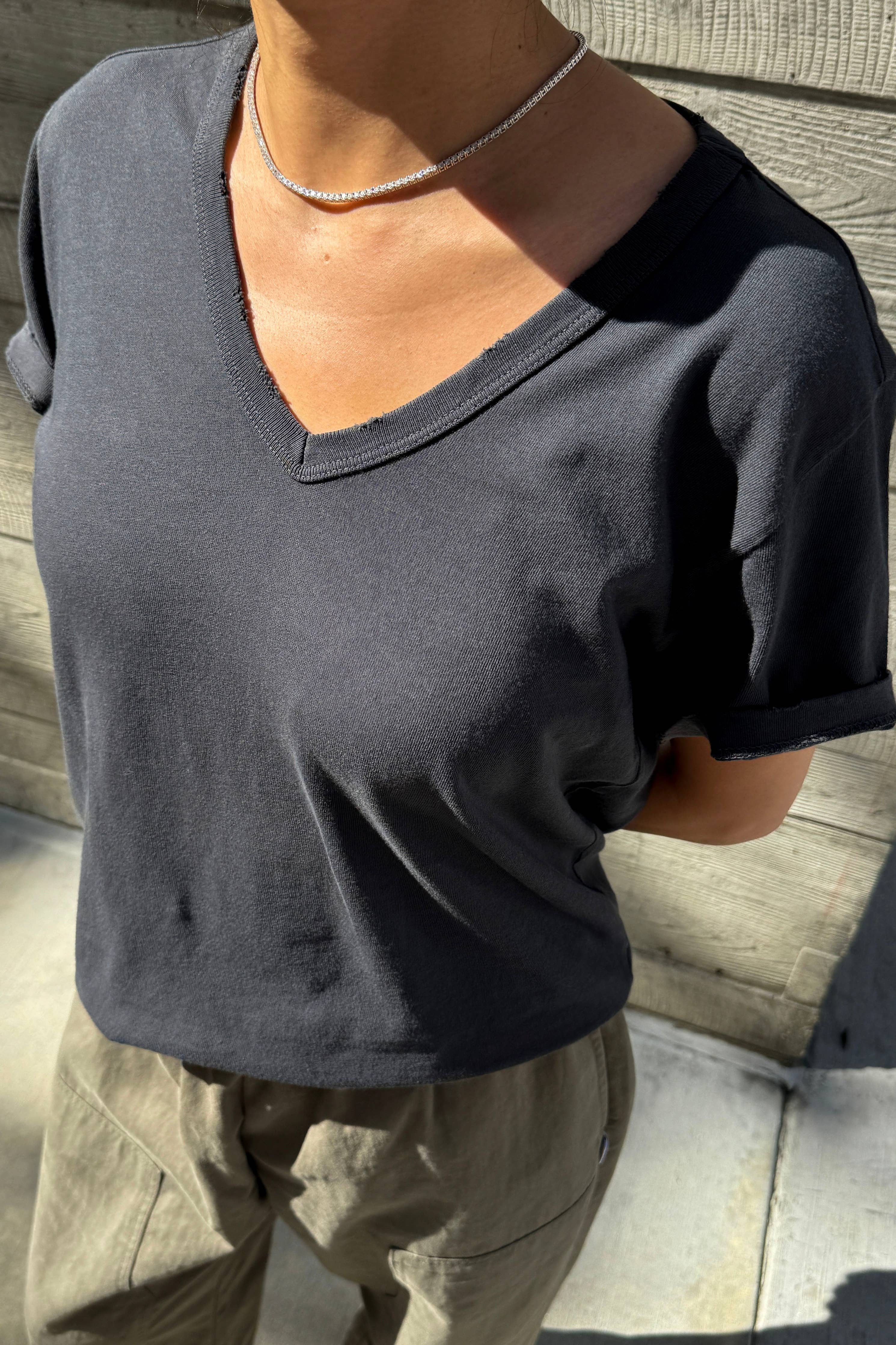 La Vie Tee in Grey