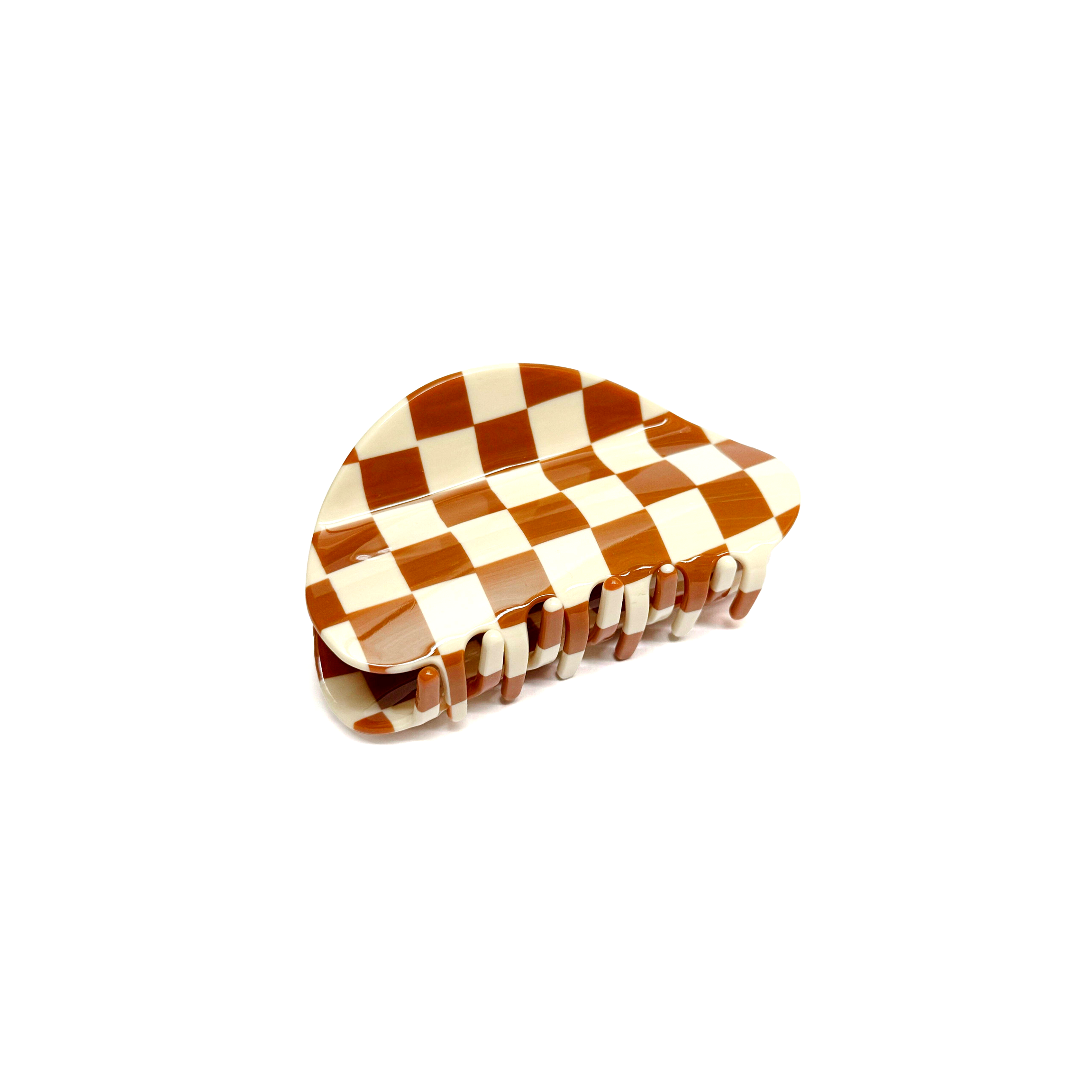 Checker Claw in Caramel