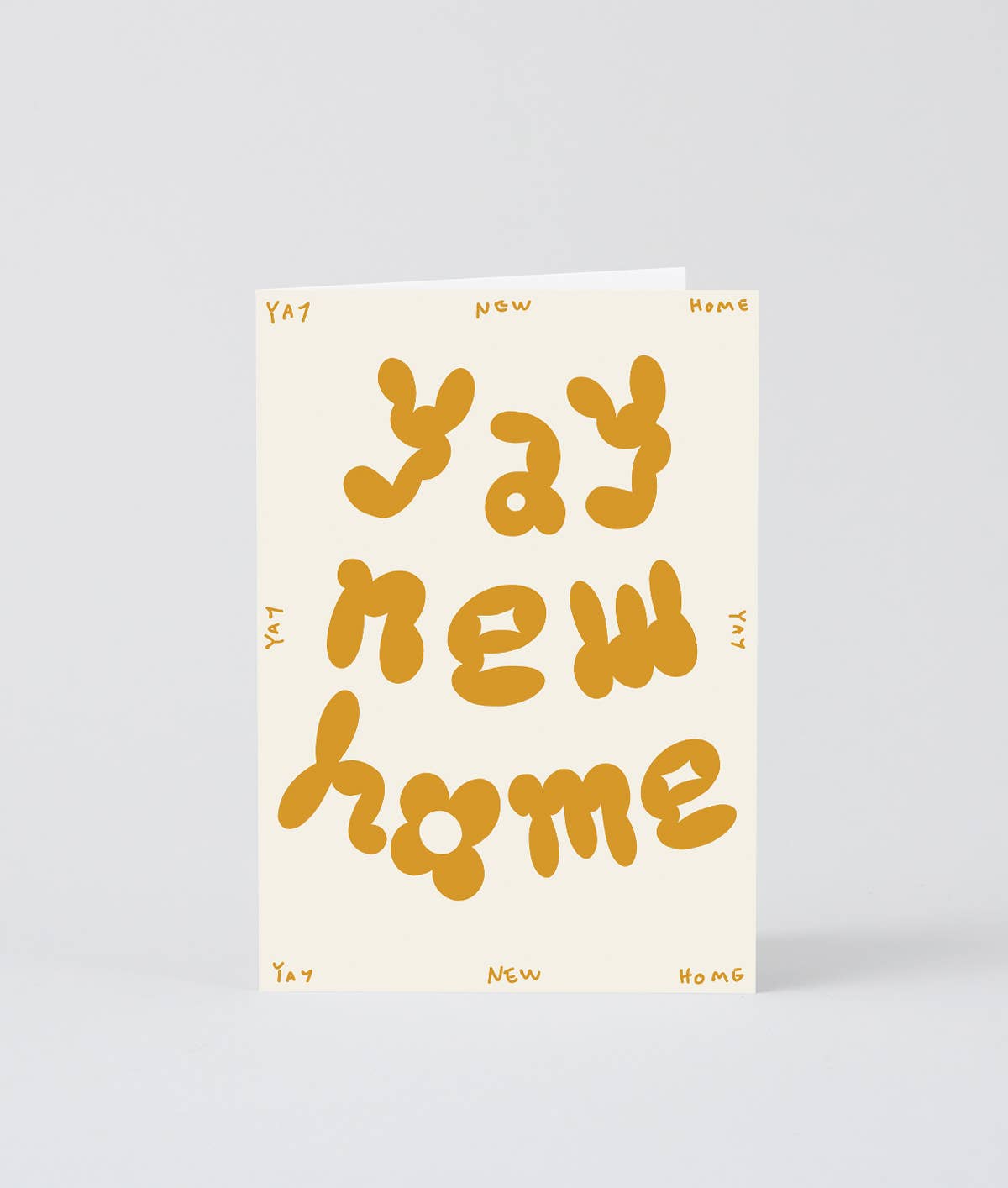 'Yay New Home' Embossed Card