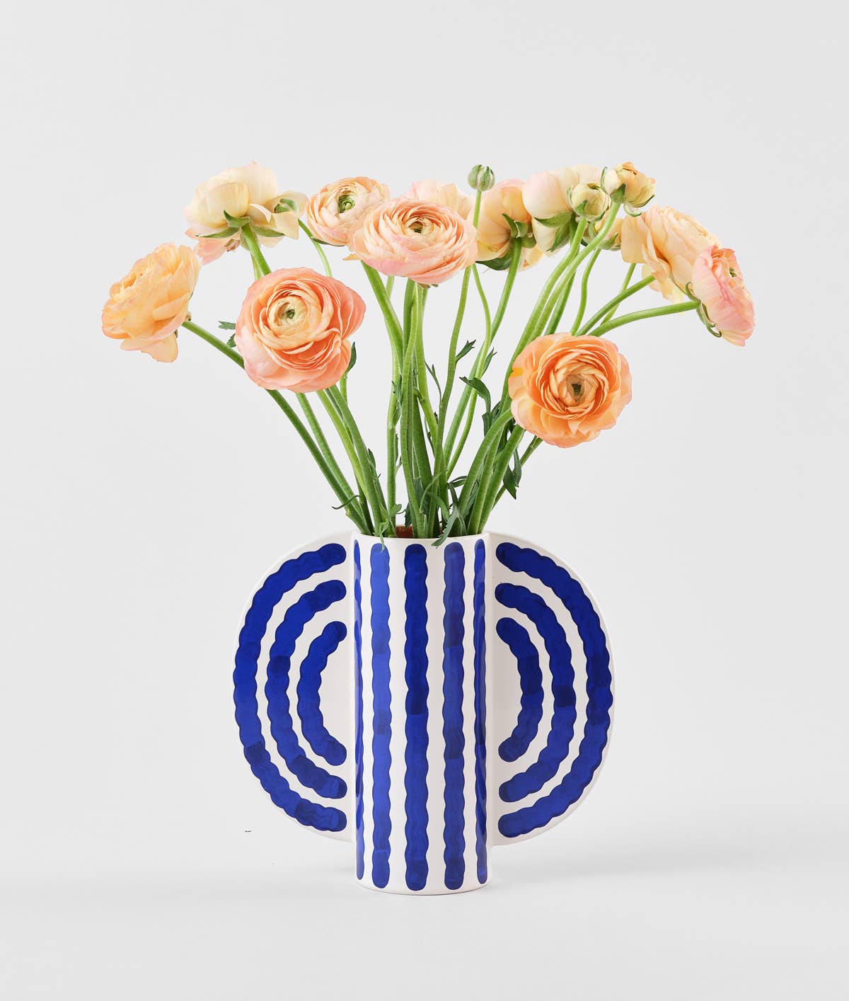 Small Butterfly Vase in Blue