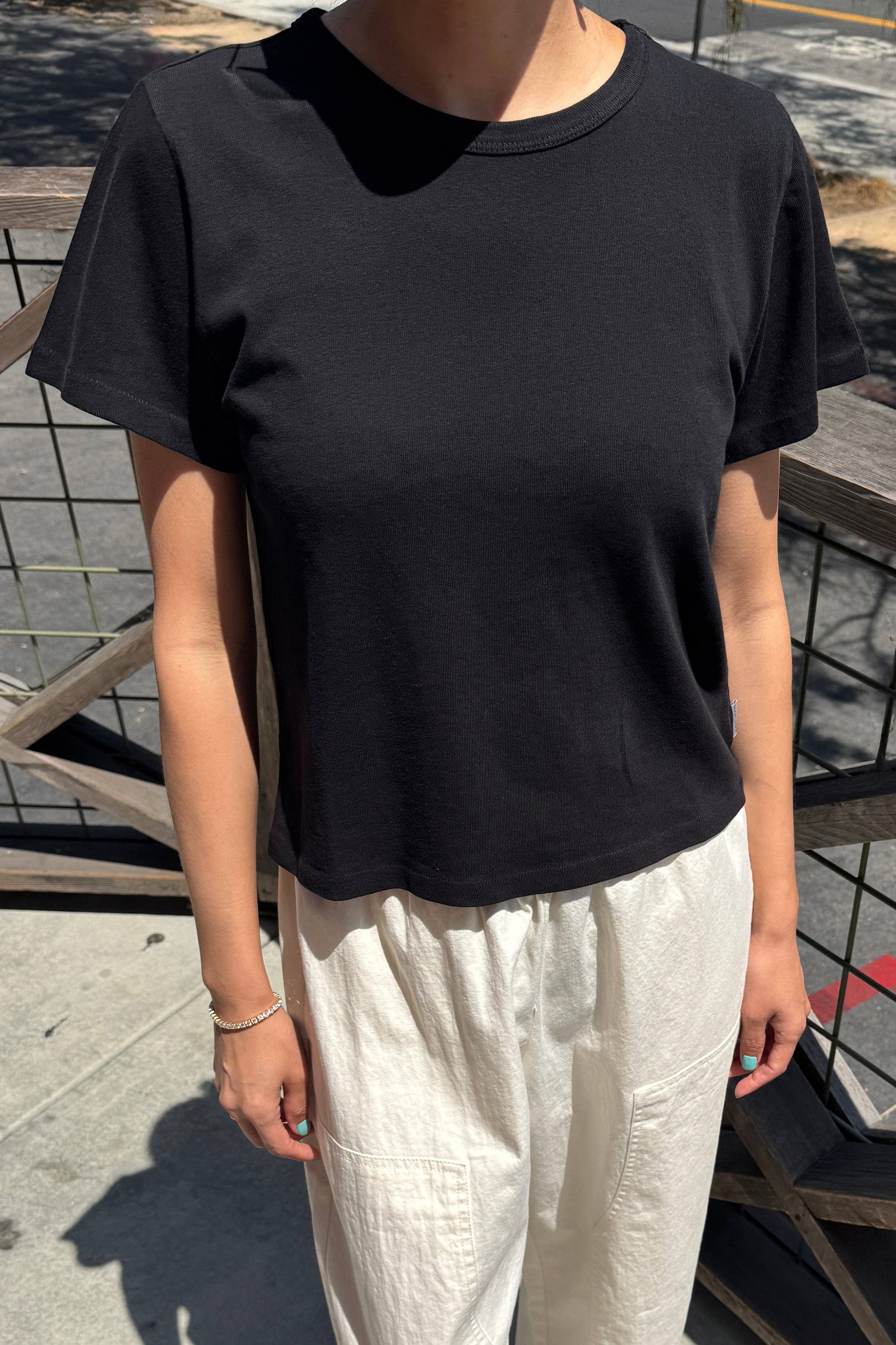The Little Boy Tee in Black