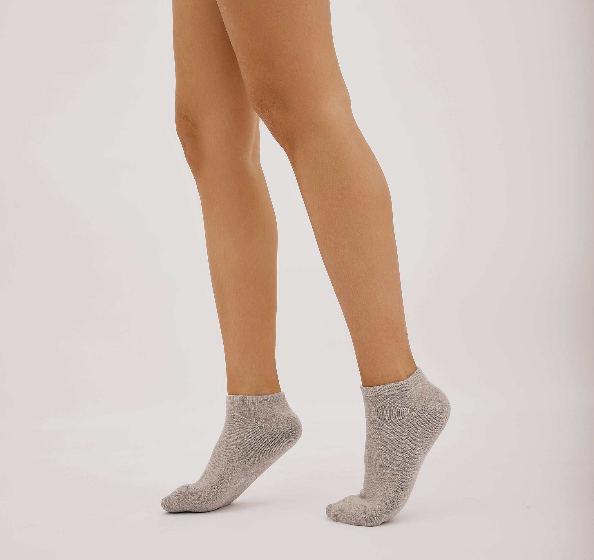 Core No Show Socks 2-Pack in Grey