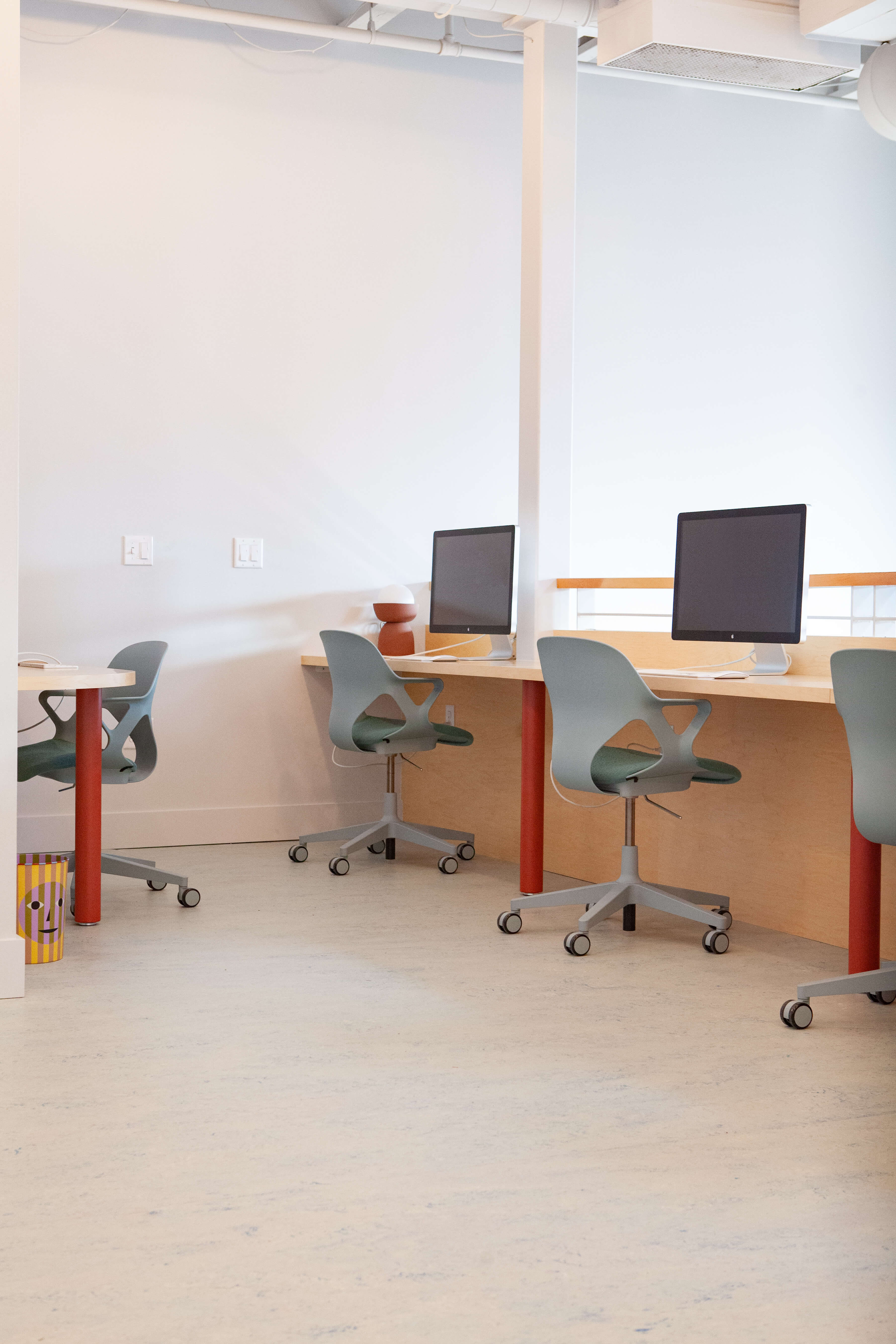 Upstairs working area at It's Just a Feeling