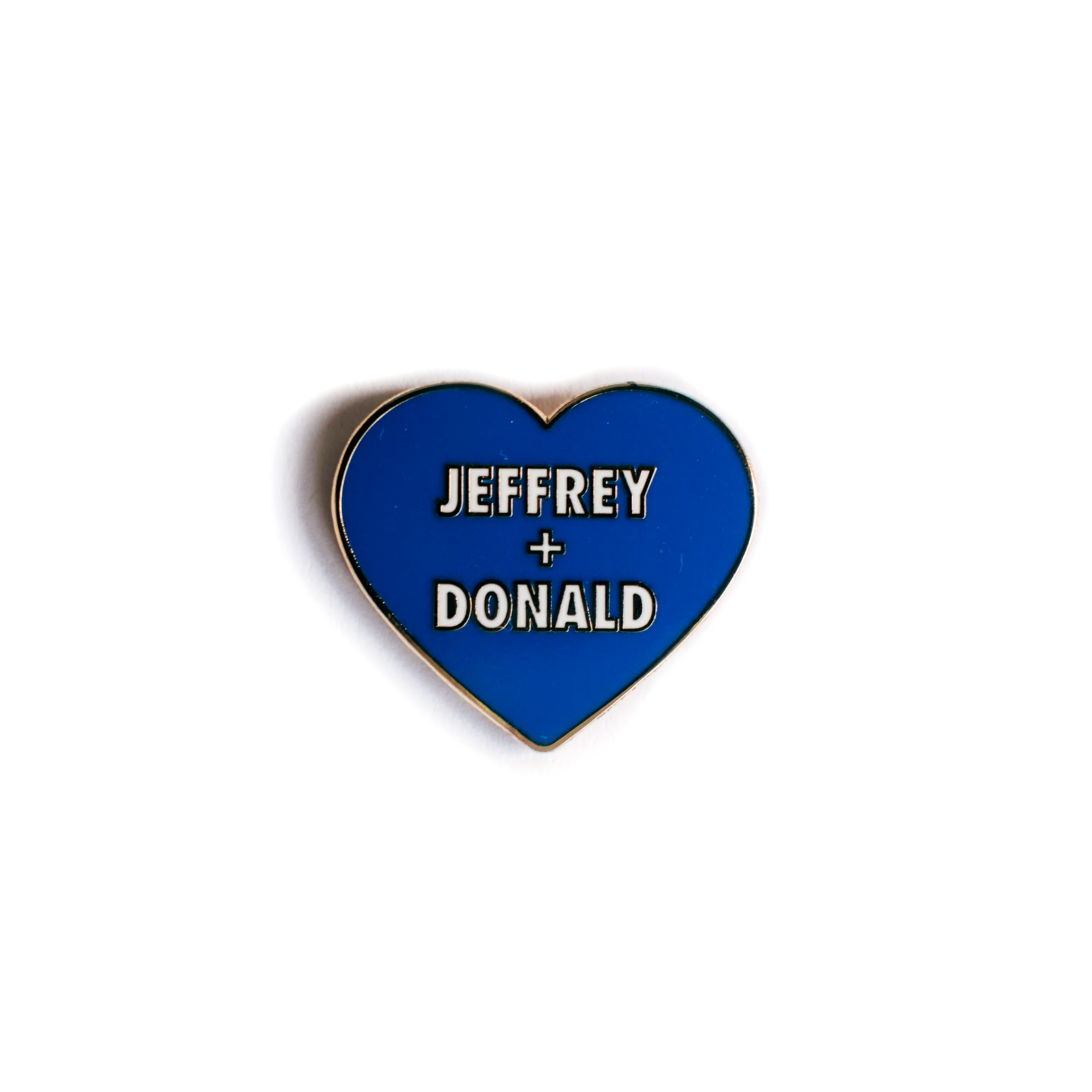 Jeffrey + Donald BFFs Pin