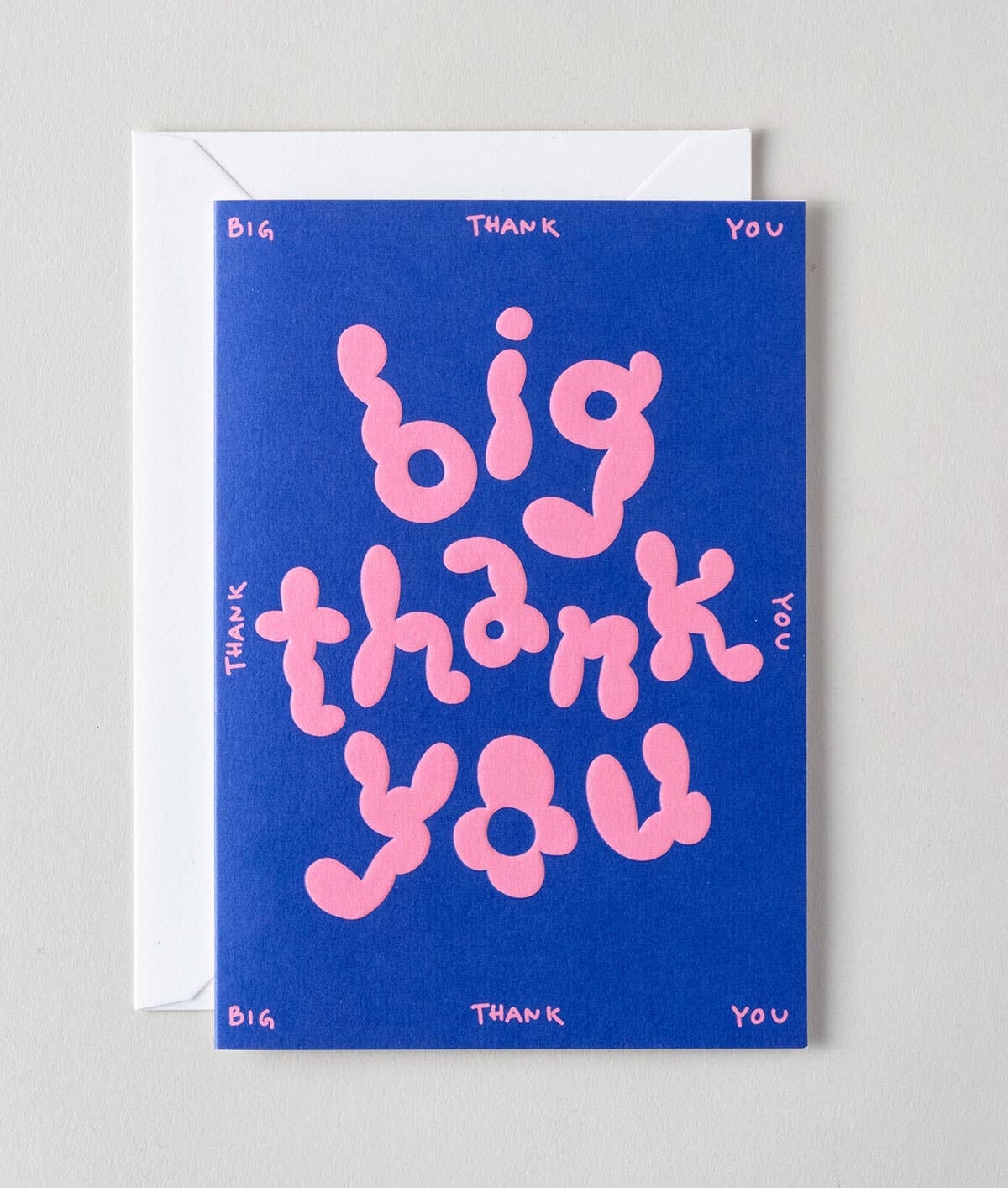 Big Thank You Embossed Card