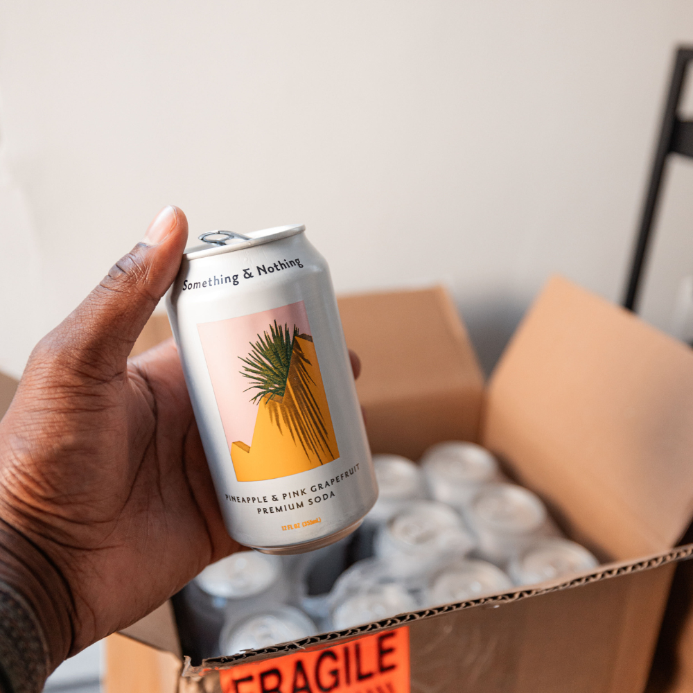 Pineapple & Pink Grapefruit Premium Soda