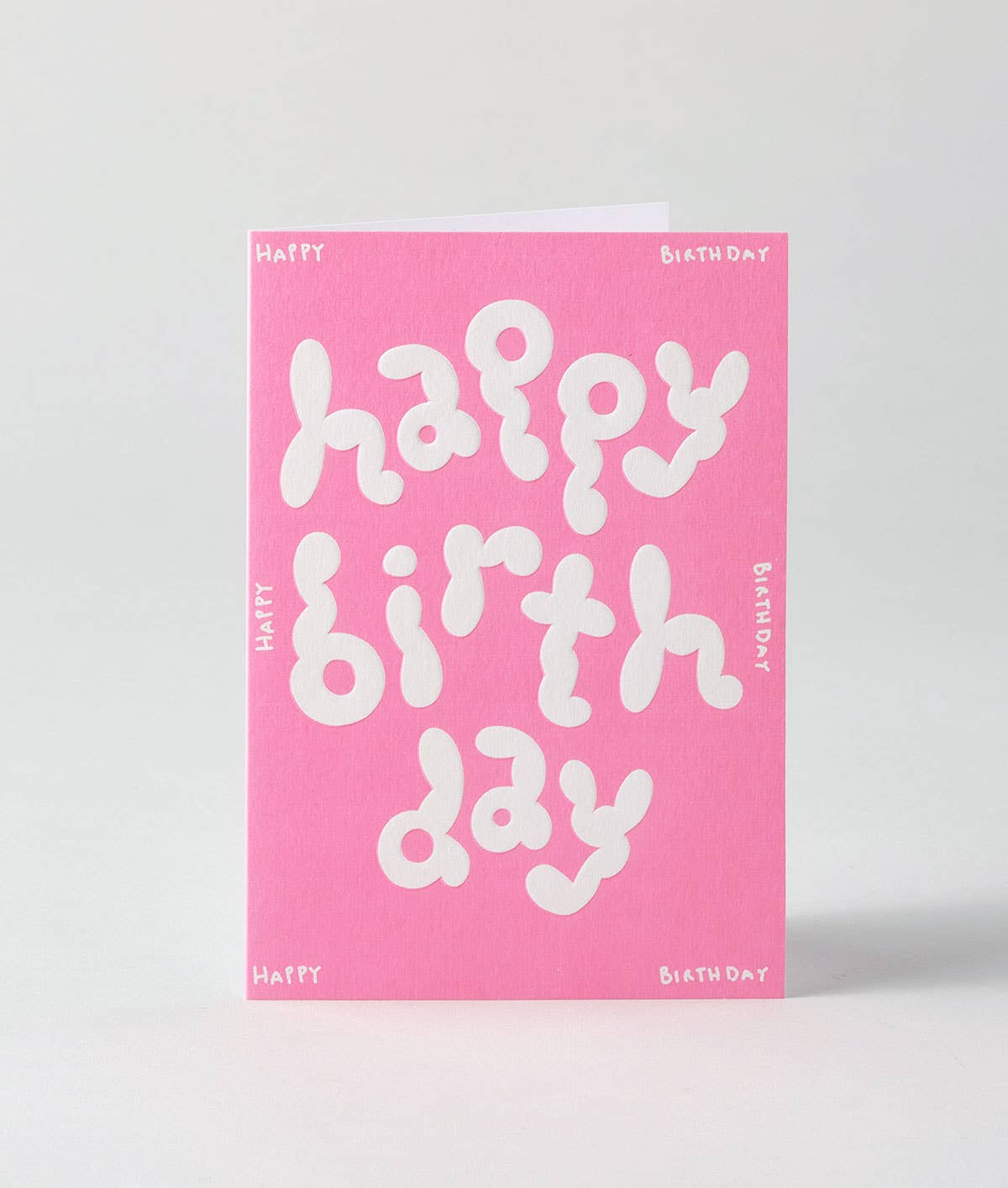 Happy Birthday Embossed Card
