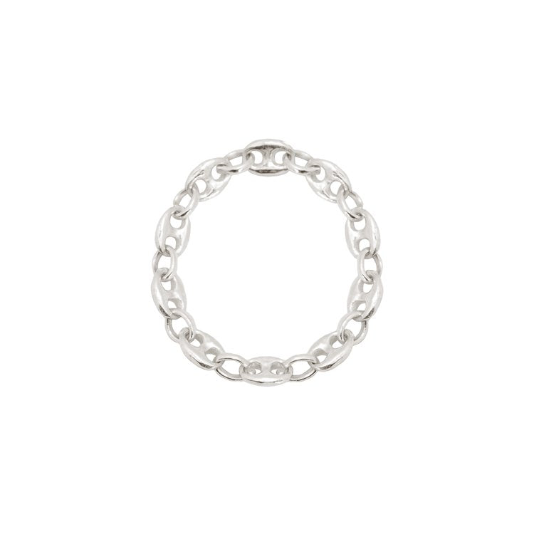 Baby Brizo Chain Ring in Silver