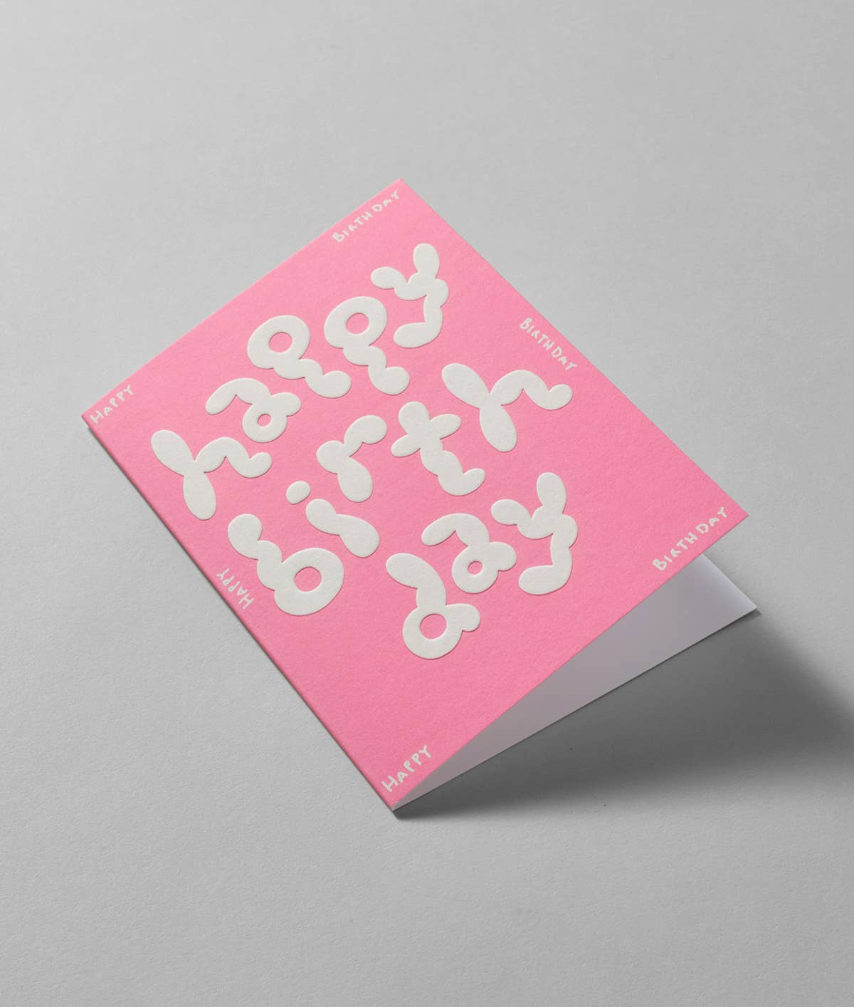 Happy Birthday Embossed Card