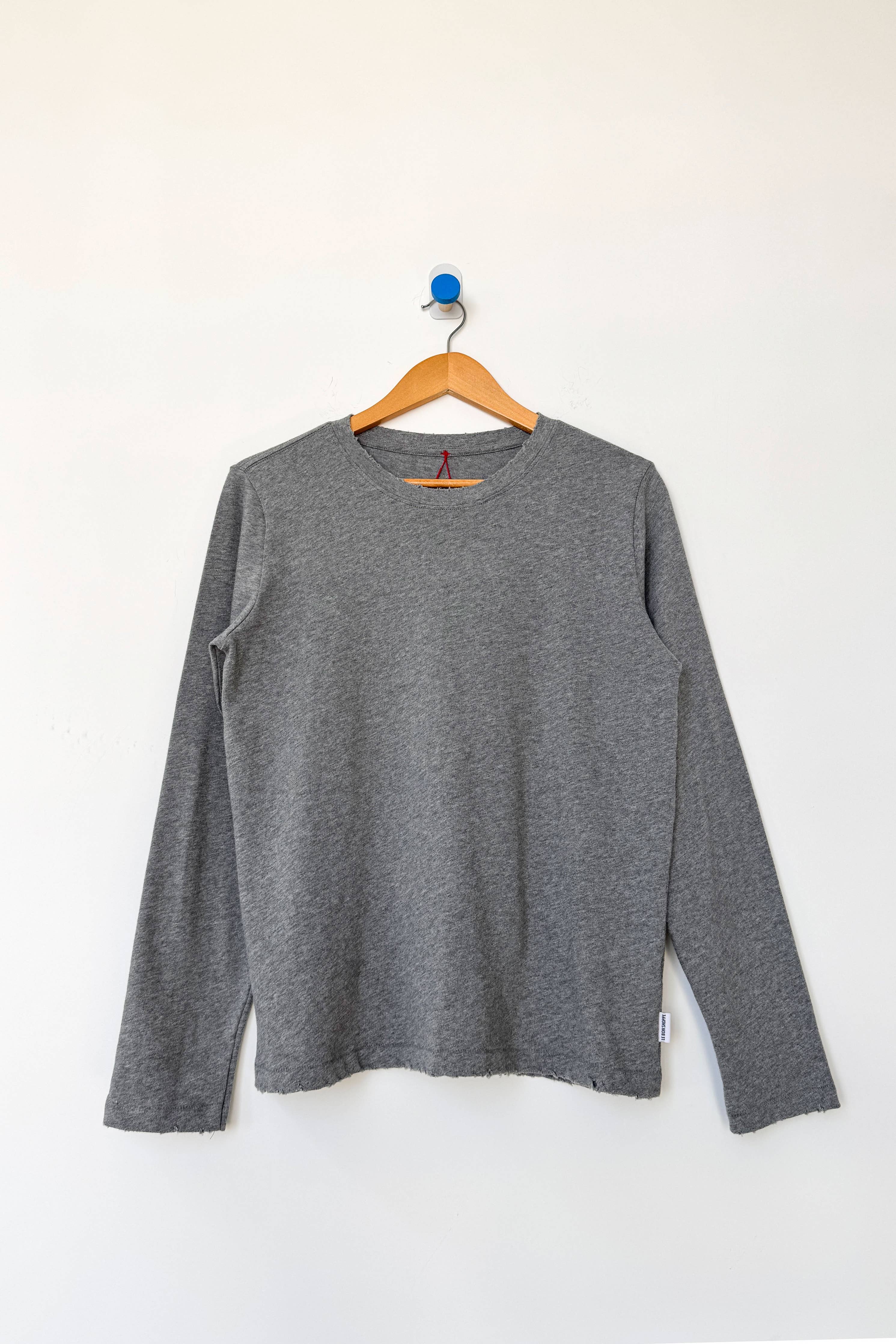 Everyday Long Sleeve Tee in Melange Grey