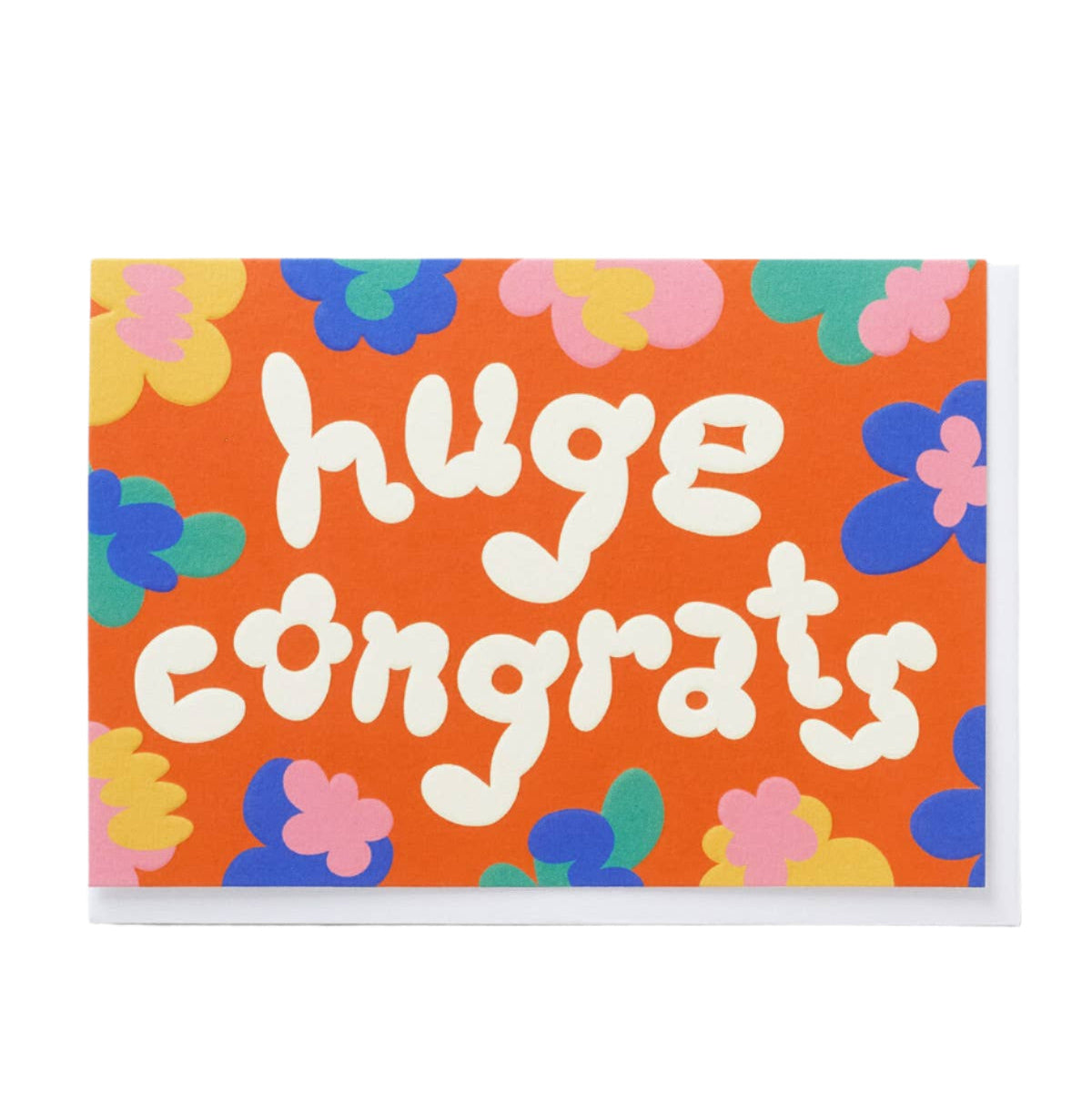 Huge Congrats Embossed Card