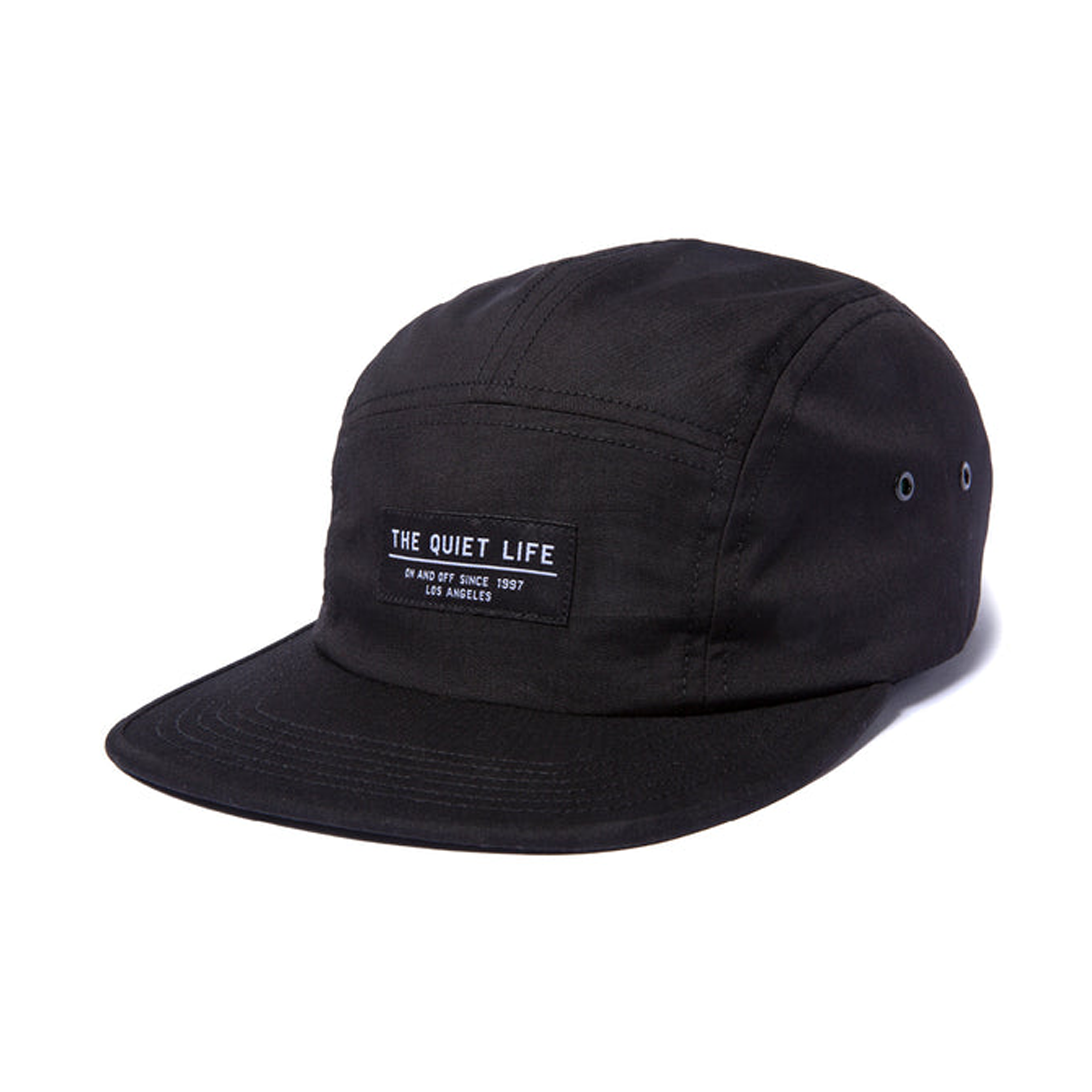 Foundation 5 Panel Camper Hat in Black