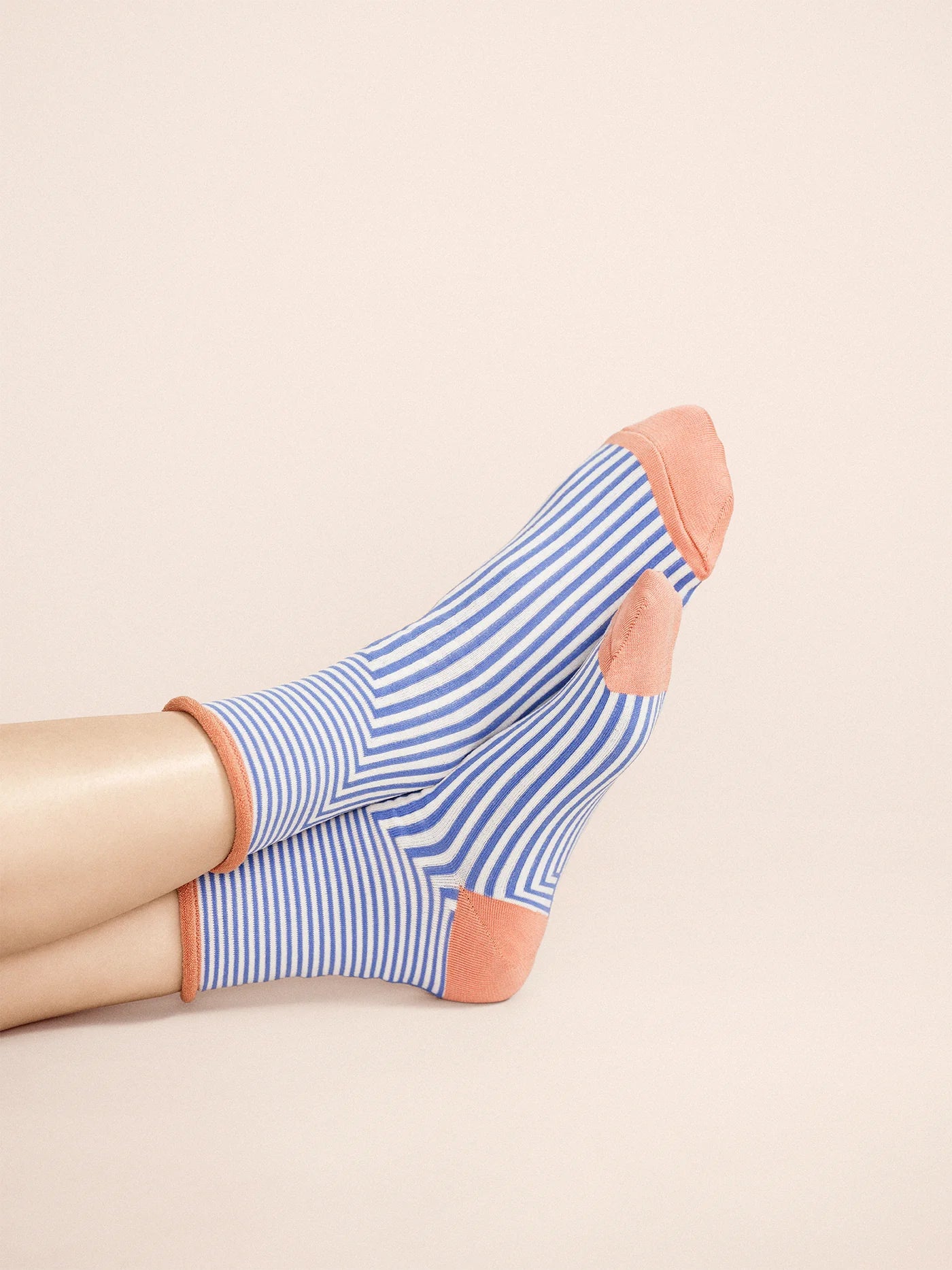 Womens Corbusier Crew in Cornflower