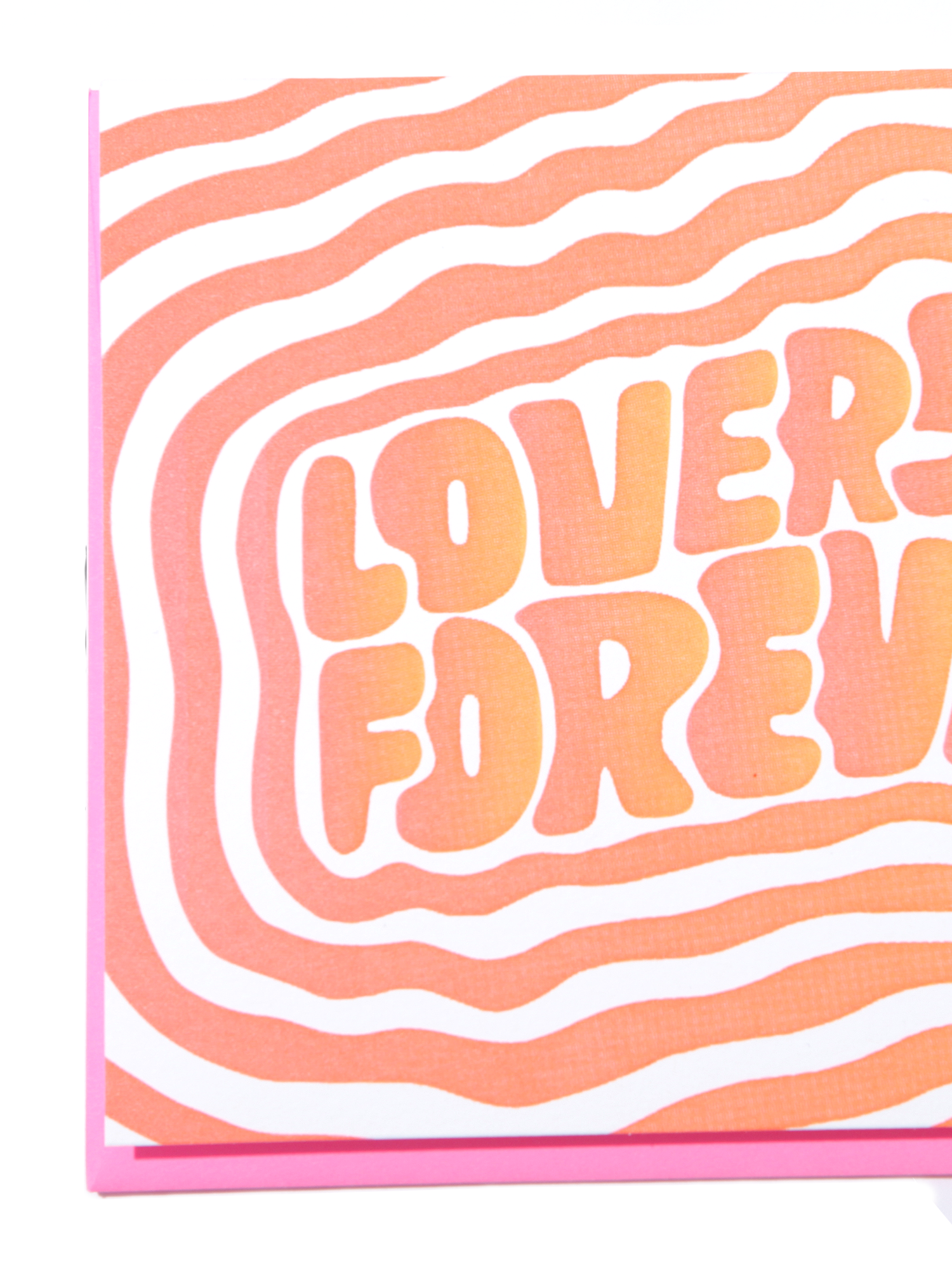 Lovers Forever Letterpress Card