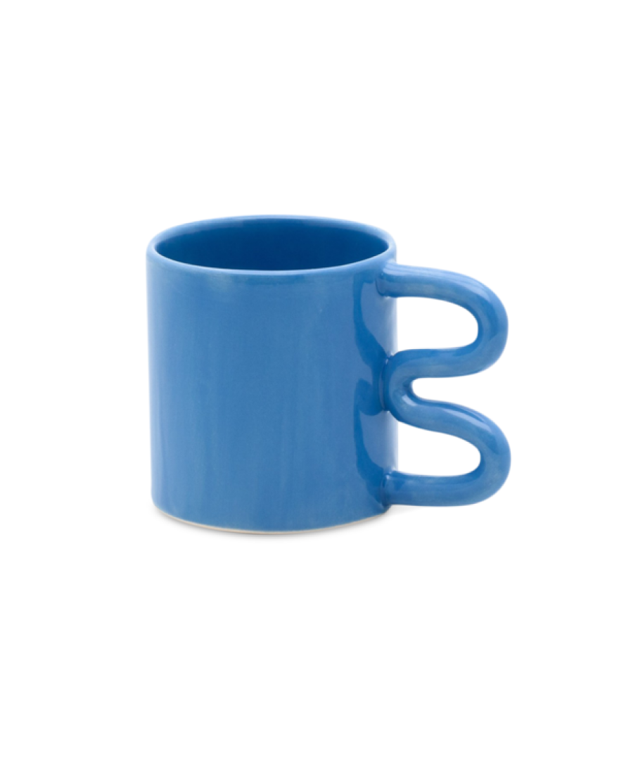 Wavy Mug in Cornflower