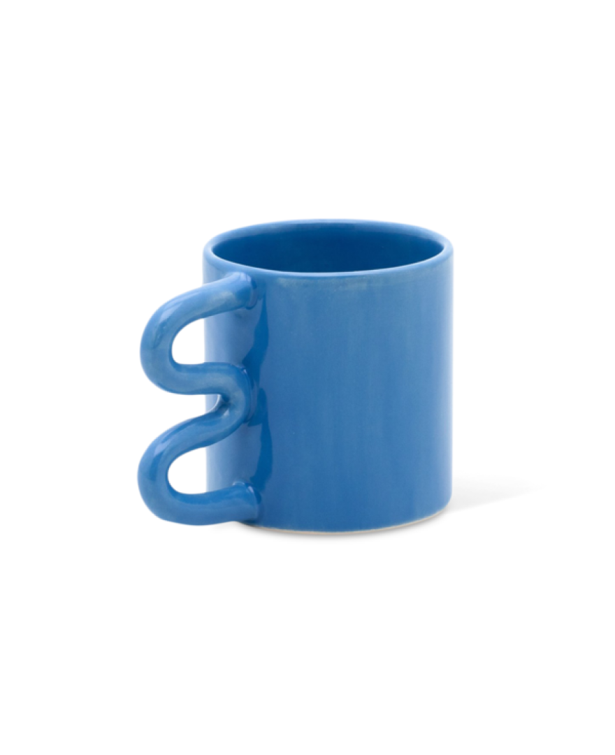 Wavy Mug in Cornflower