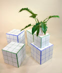 abstract decorative cubes